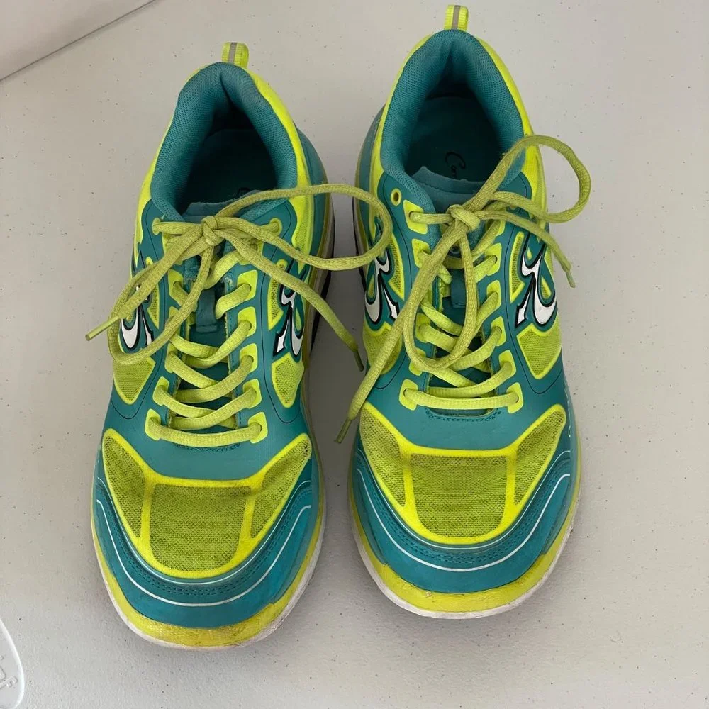 gdefy by Gravity Defyer Womens 9.5 Ion Athletic Shoes Comfortable Neon Colorful - Picture 5 of 14